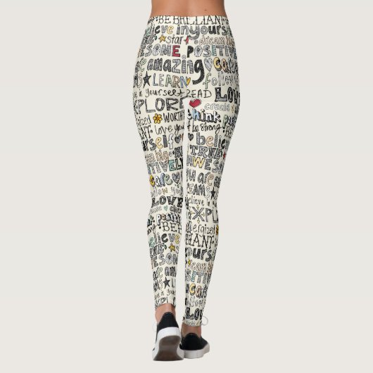 positief geweldige leggings (Achterkant)