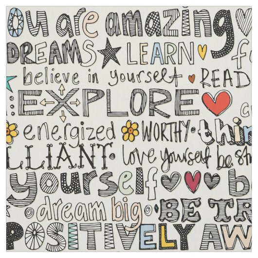 positief geweldige stof (Swatch)