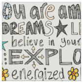 positief geweldige stof (Close Up)