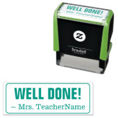 Positief "GOED GEDAAN!" Instructeur Rubber Stamp Zelfinktende Stempel (In situ)