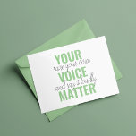 Positief Groen Uw Citaat van de Motivatie van de K<br><div class="desc">Positief Groen Uw Citaat van de Motivatie van de Kwestie van de Stem</div>