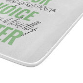 Positief Groen Uw Citaat van de Motivatie van de K Snijplank (Hoek)