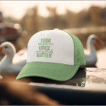 Positief Groen Uw Citaat van de Motivatie van de K Trucker Pet<br><div class="desc">Positief Groen Uw Citaat van de Motivatie van de Kwestie van de Stem</div>