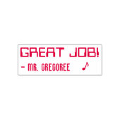 Positief "GROTE TAAK!" Educator Rubber Stamp Zelfinktende Stempel (Design)