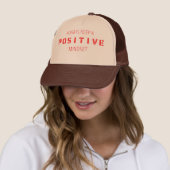 Positief houden trucker pet (In situ)