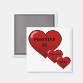 Positief in, negatief uit, magneet (Voorkant / Achterkant)