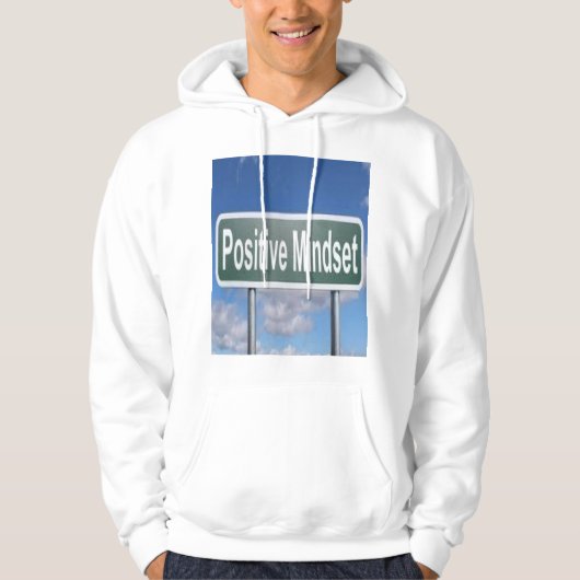 positief ingesteld hoodie (Voorkant)