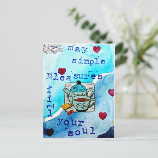 Positief Inspirerend Briefkaart - (Staand voorkant)