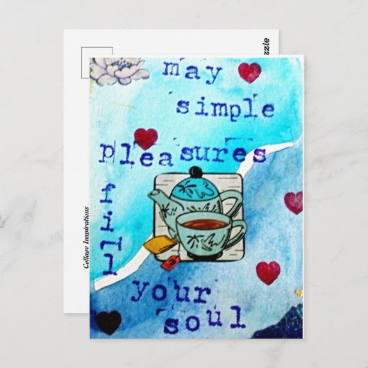 Positief Inspirerend Briefkaart - (Voorkant / Achterkant)