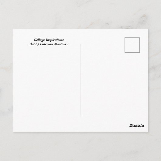 Positief Inspirerend Briefkaart - (Achterkant)