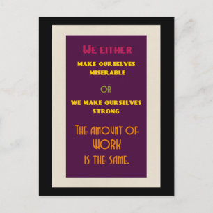 Positief Inspirerend citaat over leven Briefkaart