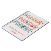 Positief Inspirerend citaat van het Leven van Leve Notitieboek (Linkerzijde)