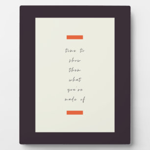 Positief Inspirerend/Motivatie prijsopgave voor de Fotoplaat