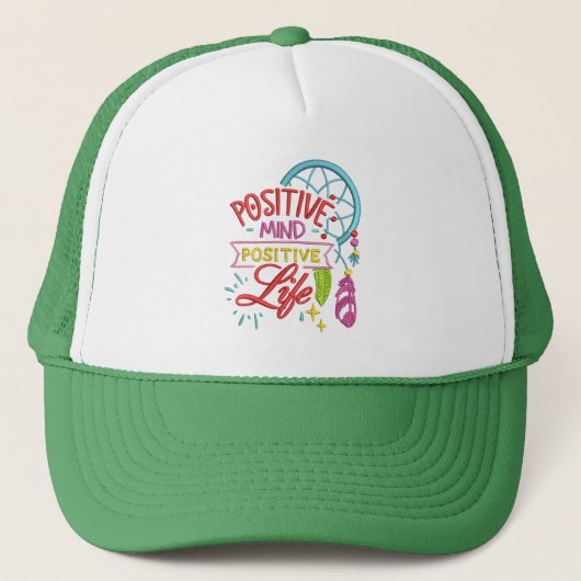 Positief Inspirerend prijsopgave voor positief lev Trucker Pet (Voorkant)