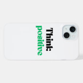 Positief iPhone Hoesje (Achterkant horizontaal)