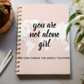 Positief: je bent niet alleen een meisjesmotivatie notitieboek