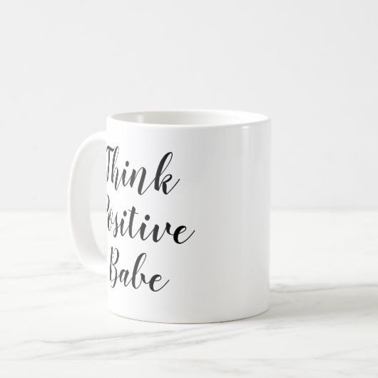 Positief kind | Mok Slogan Quote stimuleren (Voorkant links)