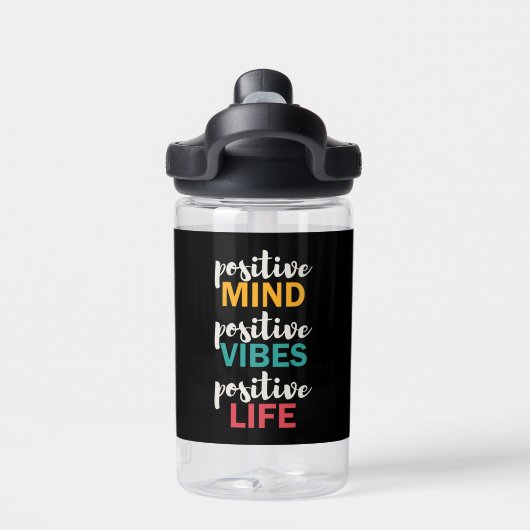 Positief leven waterfles (Achterkant)