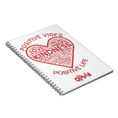 Positief levensecht, aangepast Notitieboek (Rechterzijde)