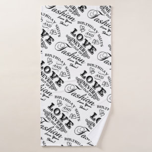 Positief lichaamsAfbeelding, hou van je huid Badhanddoek