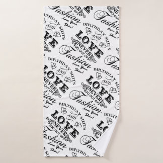 Positief lichaamsAfbeelding, hou van je huid Badhanddoek