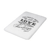 Positief lichaamsAfbeelding, hou van je huid Badmat (Gekanteld)