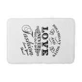 Positief lichaamsAfbeelding, hou van je huid Badmat (Voorkant)