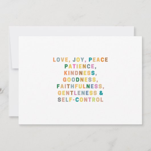 Positief | LIEFDE, VREUGDE, VREDE  Kaart (Voorkant)