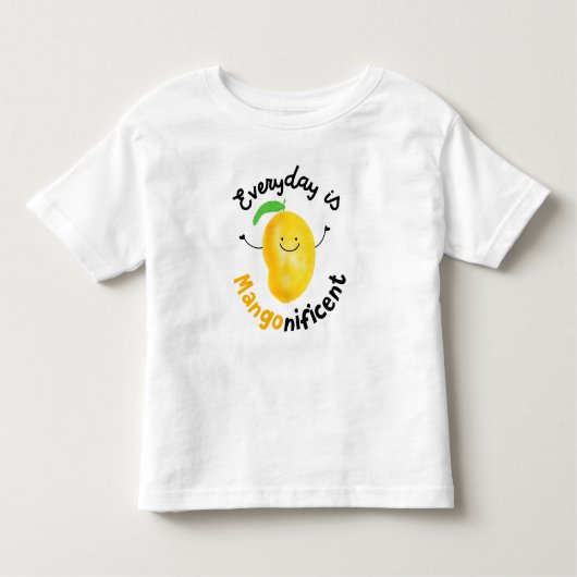 Positief Mango Pun - Elke dag is misleidend Kinder Shirts (Voorkant)