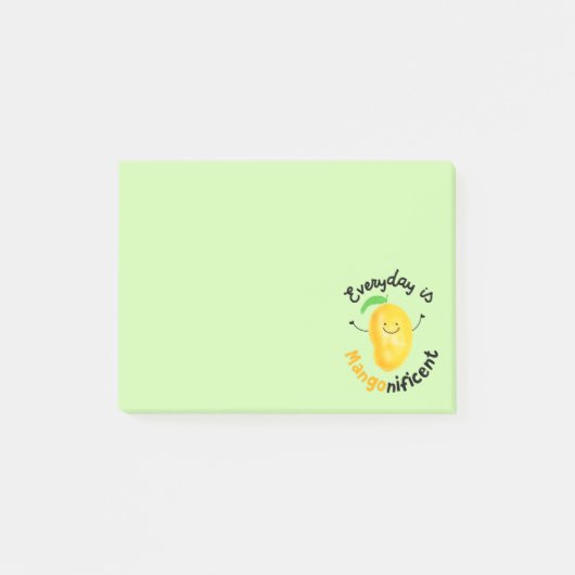 Positief Mango Pun - Elke dag is misleidend Post-it® Notes (Voorkant)