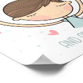 Positief meisje - Stop met negativiteit en open je Poster (Hoek)