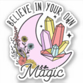 Positief Mind Magisch Sticker (Voorkant)