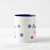 Positief Mind Tweekleurige Koffiemok (Center)