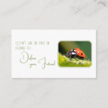 Positief motivatie citaat met weinig ladybug