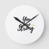 Positief Motivatie ontwerp Ronde Klok (Voorkant)