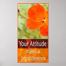 Positief Motivatie Poster van hoogte