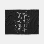 Positief Motivatie Youre Een sterrenhemel Fleece Deken (Voorkant (Horizontaal))