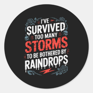 Positief Motiverend Inspirerend, Ik Heb Man Overle Ronde Sticker