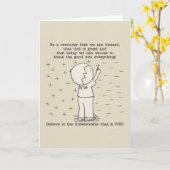 Positief ontdaan kaart (Gele Bloem)