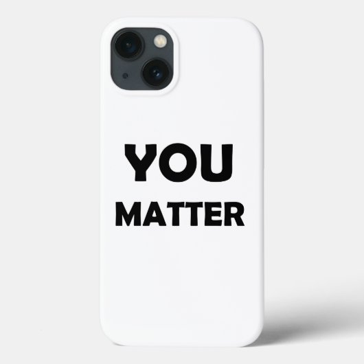 Positief ontwerp – You Matter Affirmation Case-Mate iPhone Case (Achterkant)