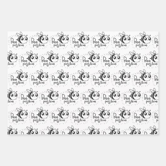 Positief opvulvel inpakpapier vel (Voorkant)