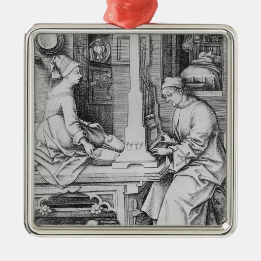 Positief orgaan metalen ornament (Voorkant)