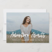 Positief Outlook Editable Color-Afstuderen Kaart (Voorkant)