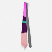 Positief Paars Stropdas met Vibes Pastel Minimalis (Voorkant)