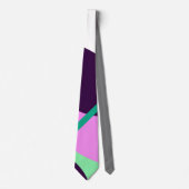 Positief Paars Stropdas met Vibes Pastel Minimalis (Voorkant)