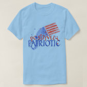 POSITIEF PATRIOTTISCHE LIEFDE AMERIKA VLAG T-shirt (Design voorkant)