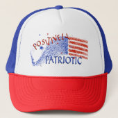 POSITIEF PATRIOTTISCHE LIEFDE AMERIKA VLAG TRUCKER PET (Voorkant)