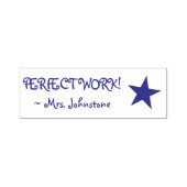 Positief "PERFECT WORK!" Educator Rubber Stamp Zelfinktende Stempel (Design)