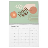 Positief Plant Leaf Boho Sun Arch Kalender (Jan 2027)