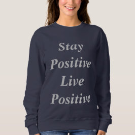 Positief positieve vrouwenkrans trui
